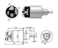 Elektromagnetick spna startru HOFFER ‐ HFR 6646010