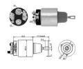 Elektromagnetick spna startru HOFFER ‐ HFR 6646146