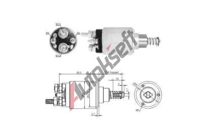 HOFFER Elektromagnetick spna startru HFR 6646275, 6646275