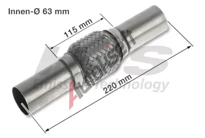 HJS Pružný díl výfuku HJS 83 00 8438, 83 00 8438 HJS Pružný díl výfuku HJS 83 00 8438, 83 00 8438