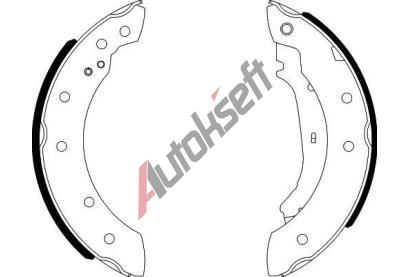 HELLA PAGID Sada brzdovch elist HPG 8DB 355 001-571, 8DB 355 001-571