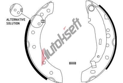HELLA PAGID Sada brzdovch elist HPG 8DB 355 002-771, 8DB 355 002-771
