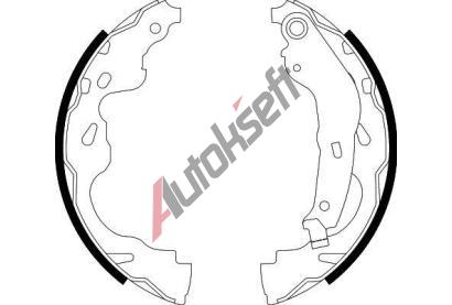 HELLA PAGID Sada brzdovch elist HPG 8DB 355 002-891, 8DB 355 002-891