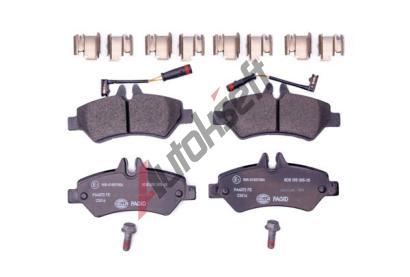HELLA PAGID Sada brzdovch destiek HPG 8DB 355 005-351, 8DB 355 005-351