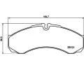 HELLA PAGID Sada brzdovch destiek ‐ HPG 8DB 355 005-411