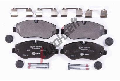 HELLA PAGID Sada brzdovch destiek HPG 8DB 355 005-511, 8DB 355 005-511