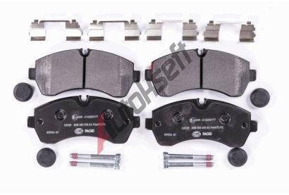 HELLA PAGID Sada brzdovch destiek HPG 8DB 355 005-531, 8DB 355 005-531