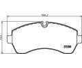 HELLA PAGID Sada brzdovch destiek HPG 8DB 355 005-531, 8DB 355 005-531