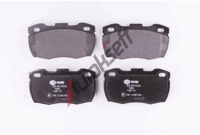 HELLA PAGID Sada brzdovch destiek HPG 8DB 355 005-861, 8DB 355 005-861