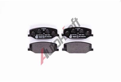 HELLA PAGID Sada brzdovch destiek HPG 8DB 355 006-161, 8DB 355 006-161