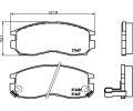 HELLA PAGID Sada brzdovch destiek HPG 8DB 355 006-471, 8DB 355 006-471