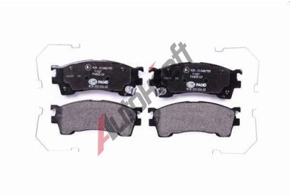 HELLA PAGID Sada brzdovch destiek HPG 8DB 355 006-621, 8DB 355 006-621