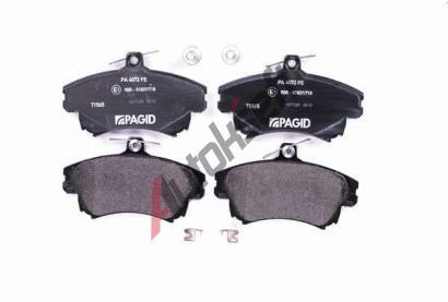 HELLA PAGID Sada brzdovch destiek HPG 8DB 355 006-711, 8DB 355 006-711