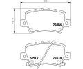HELLA PAGID Sada brzdov�ch desti�ek HPG 8DB 355 006-751, 8DB 355 006-751