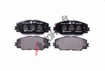 HELLA PAGID Sada brzdovch destiek HPG 8DB 355 006-861, 8DB 355 006-861