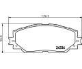 HELLA PAGID Sada brzdovch destiek HPG 8DB 355 006-861, 8DB 355 006-861