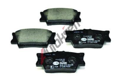 HELLA PAGID Sada brzdovch destiek HPG 8DB 355 006-881, 8DB 355 006-881