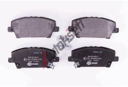 HELLA PAGID Sada brzdov�ch desti�ek HPG 8DB 355 006-911, 8DB 355 006-911