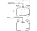 Sada brzdovch destiek HELLA PAGID ‐ HPG 8DB 355 007-811