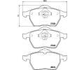 HELLA PAGID Sada brzdovch destiek HPG 8DB 355 007-881, 8DB 355 007-881
