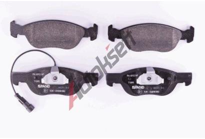 HELLA PAGID Sada brzdovch destiek HPG 8DB 355 007-901, 8DB 355 007-901