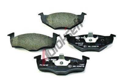 HELLA PAGID Sada brzdovch destiek HPG 8DB 355 007-911, 8DB 355 007-911