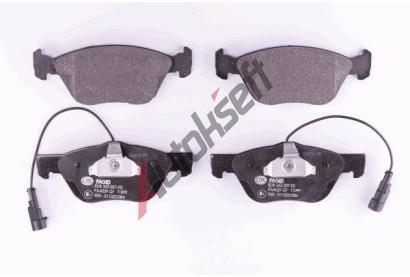 HELLA PAGID Sada brzdovch destiek HPG 8DB 355 007-931, 8DB 355 007-931