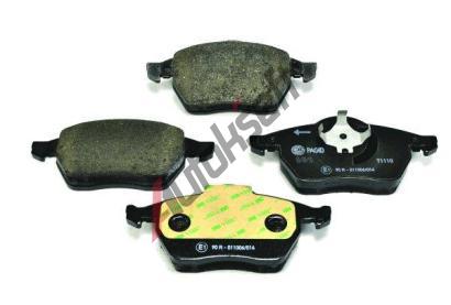 HELLA PAGID Sada brzdovch destiek HPG 8DB 355 008-021, 8DB 355 008-021