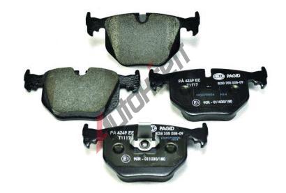 HELLA PAGID Sada brzdovch destiek HPG 8DB 355 008-091, 8DB 355 008-091