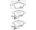 HELLA PAGID Sada brzdovch destiek ‐ HPG 8DB 355 008-411