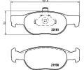 HELLA PAGID Sada brzdovch destiek HPG 8DB 355 008-431, 8DB 355 008-431