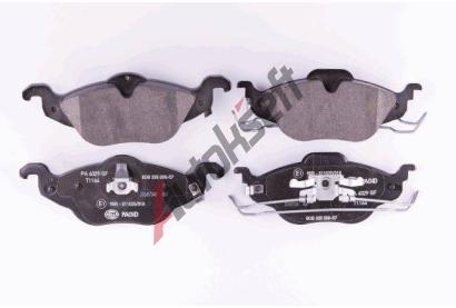 HELLA PAGID Sada brzdovch destiek HPG 8DB 355 008-571, 8DB 355 008-571