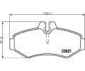 HELLA PAGID Sada brzdovch destiek HPG 8DB 355 008-651, 8DB 355 008-651