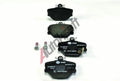 HELLA PAGID Sada brzdovch destiek HPG 8DB 355 008-721, 8DB 355 008-721
