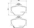 HELLA PAGID Sada brzdovch destiek HPG 8DB 355 008-721, 8DB 355 008-721