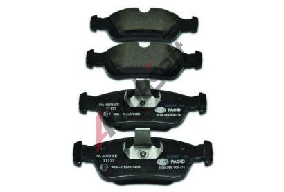 HELLA PAGID Sada brzdovch destiek HPG 8DB 355 008-741, 8DB 355 008-741