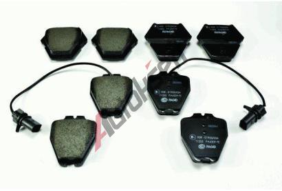 HELLA PAGID Sada brzdovch destiek HPG 8DB 355 009-031, 8DB 355 009-031