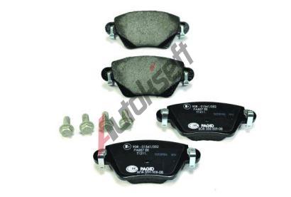 HELLA PAGID Sada brzdovch destiek HPG 8DB 355 009-081, 8DB 355 009-081