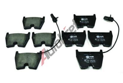 HELLA PAGID Sada brzdovch destiek HPG 8DB 355 009-191, 8DB 355 009-191
