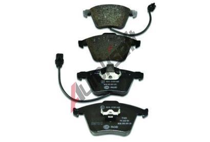 HELLA PAGID Sada brzdovch destiek HPG 8DB 355 009-201, 8DB 355 009-201