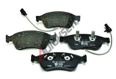 HELLA PAGID Sada brzdovch destiek HPG 8DB 355 009-211, 8DB 355 009-211