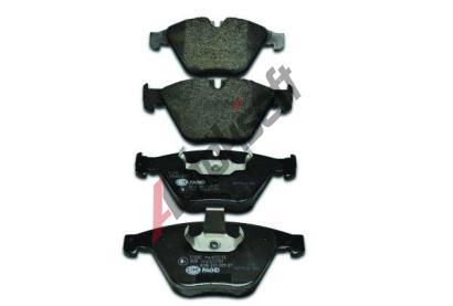 HELLA PAGID Sada brzdovch destiek HPG 8DB 355 009-271, 8DB 355 009-271
