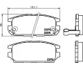 HELLA PAGID Sada brzdovch destiek ‐ HPG 8DB 355 009-291