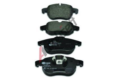 HELLA PAGID Sada brzdovch destiek HPG 8DB 355 009-311, 8DB 355 009-311