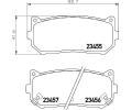 HELLA PAGID Sada brzdovch destiek HPG 8DB 355 009-341, 8DB 355 009-341