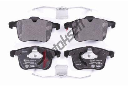 HELLA PAGID Sada brzdovch destiek HPG 8DB 355 009-431, 8DB 355 009-431