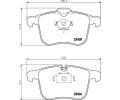 HELLA PAGID Sada brzdovch destiek HPG 8DB 355 009-431, 8DB 355 009-431