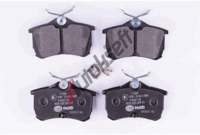 HELLA PAGID Sada brzdovch destiek HPG 8DB 355 009-511, 8DB 355 009-511