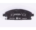 HELLA PAGID Sada brzdovch destiek HPG 8DB 355 009-661, 8DB 355 009-661