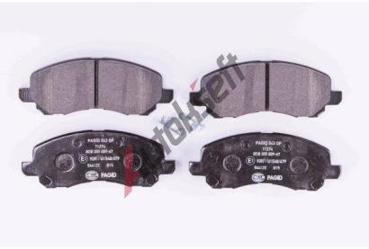 HELLA PAGID Sada brzdov�ch desti�ek HPG 8DB 355 009-671, 8DB 355 009-671